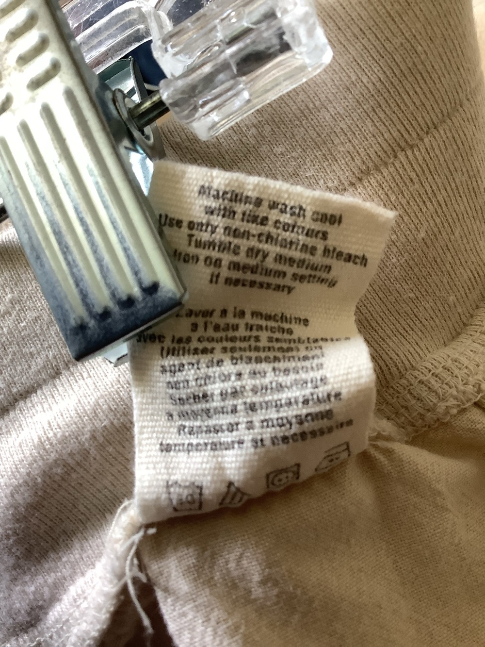Y2K Cotton Ginny Plus Size Light Beige 100% Cotton Maxi Skirt Size 2X-3X - Picture 13 of 14
